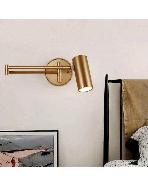 Bedroom bedside wall lamp modern simple creative living room hotel project study reading folding shaking wall long arm wall light