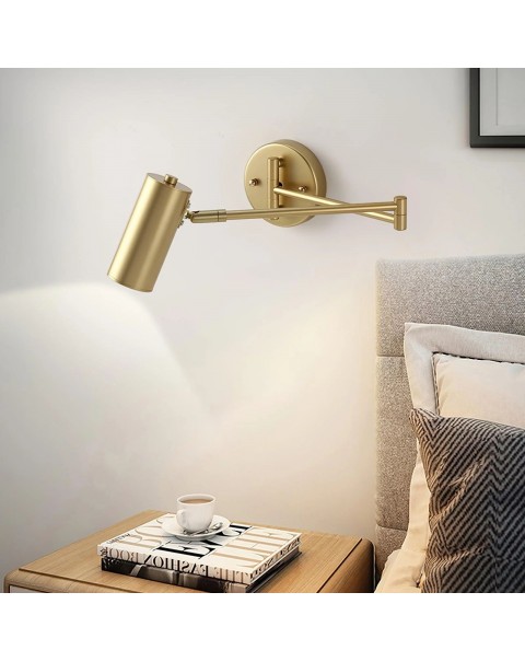 Bedroom bedside wall lamp modern simple creative living room hotel project study reading folding shaking wall long arm wall light