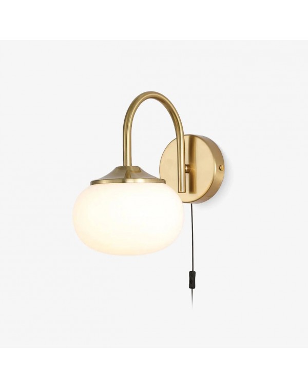 French cream wind bedside wall lamp Bauhaus creati...