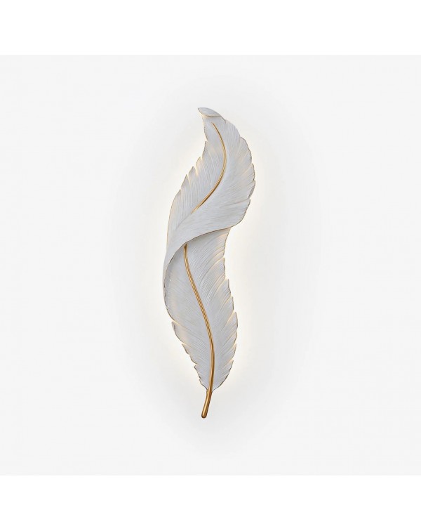 Feather wall lamp living room modern simple light ...