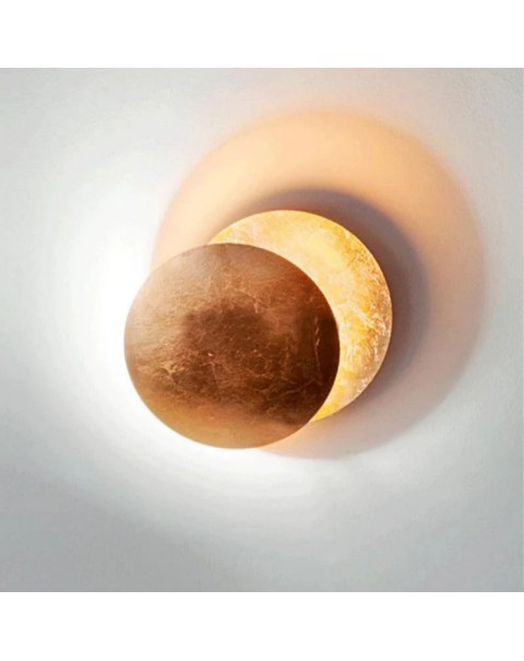 Designer moon wall lamp eclipse Scandinavian modern minimalist light luxury creative aisle wall lamp living room bedroom bedside lamps