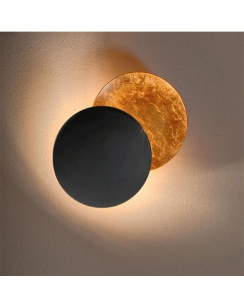 Designer moon wall lamp eclipse Scandinavian modern minimalist light luxury creative aisle wall lamp living room bedroom bedside lamps