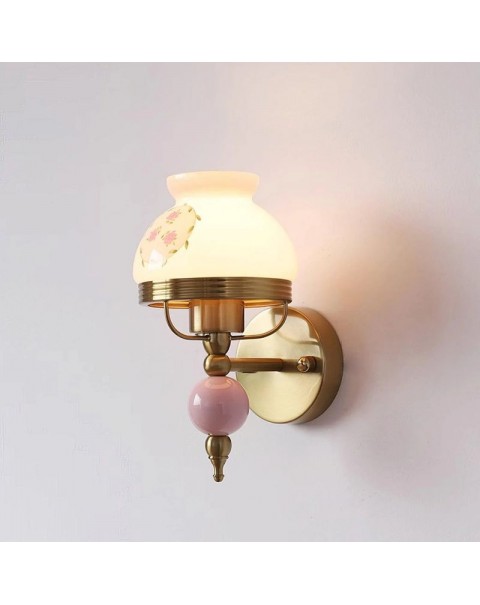 Antique French romantic master bedroom living room wall lamp Bauhaus bedside Scandinavian MCM style retro staircase light