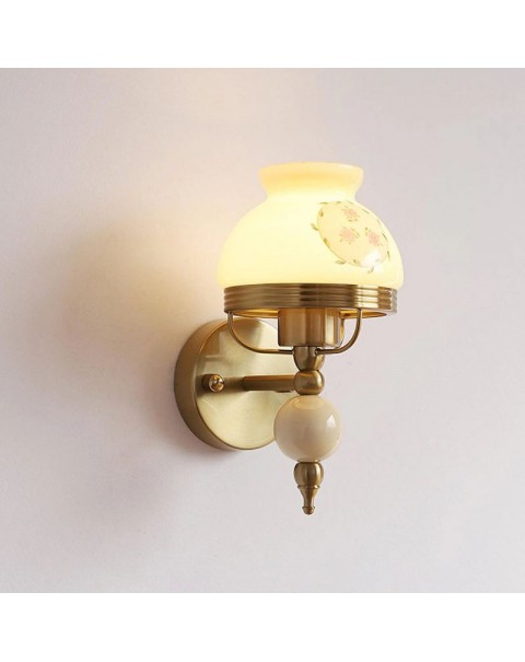 Antique French romantic master bedroom living room wall lamp Bauhaus bedside Scandinavian MCM style retro staircase light