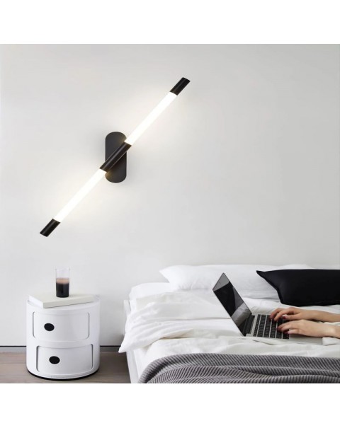 Bedroom wall lamp bedside lamp modern simple light luxury atmosphere senior sense living room TV background wall lamp Zhongshan lamps and lanterns