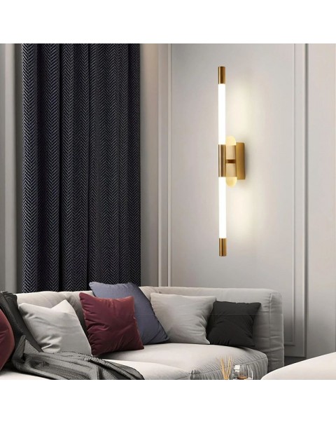 Bedroom wall lamp bedside lamp modern simple light luxury atmosphere senior sense living room TV background wall lamp Zhongshan lamps and lanterns