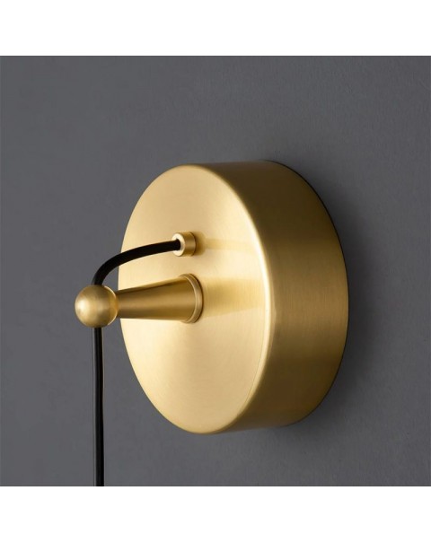 All copper minimalist wall lamp light luxury 2022 new creative living room background wall lamp modern Scandinavian bedroom bedside wall lamps