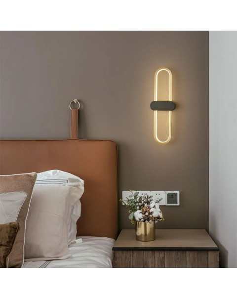 Copper wall lamp light luxury living room TV background wall light Scandinavian minimalist creative corridor staircase bedroom bedside lamps and lanterns