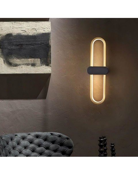 Copper wall lamp light luxury living room TV background wall light Scandinavian minimalist creative corridor staircase bedroom bedside lamps and lanterns