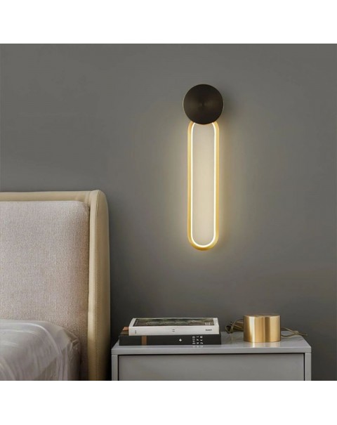 Post-modern minimalist creative personality U-shaped designer living room aisle bedroom minimalist Scandinavian bedside light luxury wall lamps