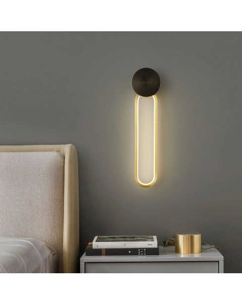 Post-modern minimalist creative personality U-shaped designer living room aisle bedroom minimalist Scandinavian bedside light luxury wall lamps