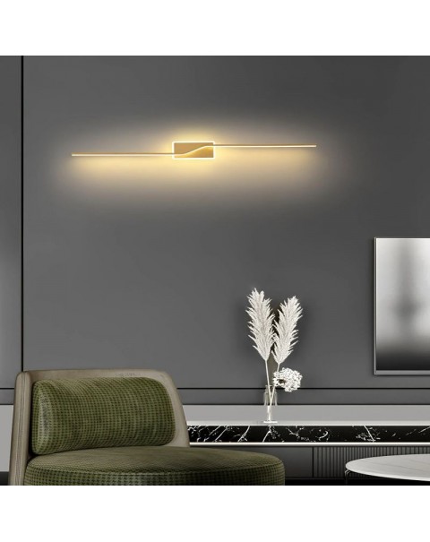 Scandinavian LED wall lamp bedroom living room modern minimalist bedside lamp aisle background wall mirror front lamps and lanterns