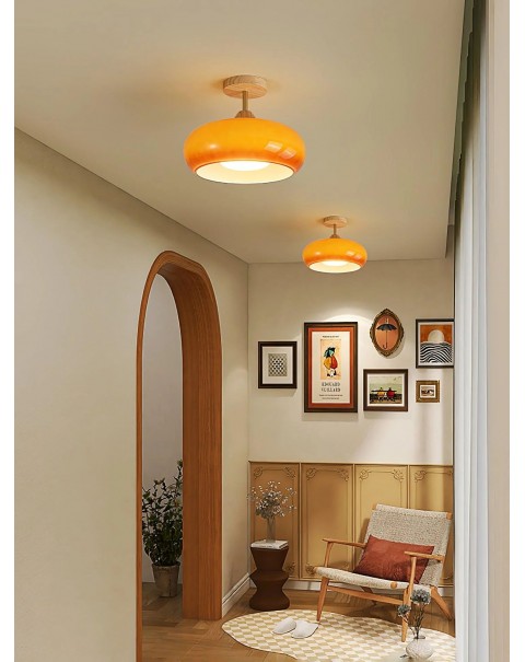 Antique entry gateway aisle ceiling light Japanese retro balcony bedroom cloakroom dining room corridor chandelier 