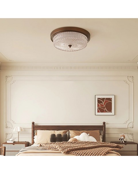 Bedroom ceiling light American vintage room master bedroom lamps and lanterns French antique wind senior sense cloakroom entrance light decoration