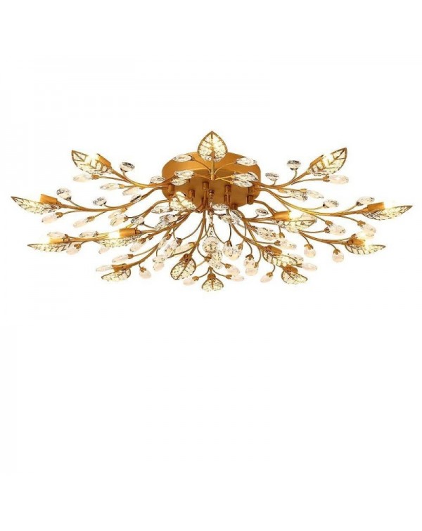 American crystal ceiling light living room lamp at...