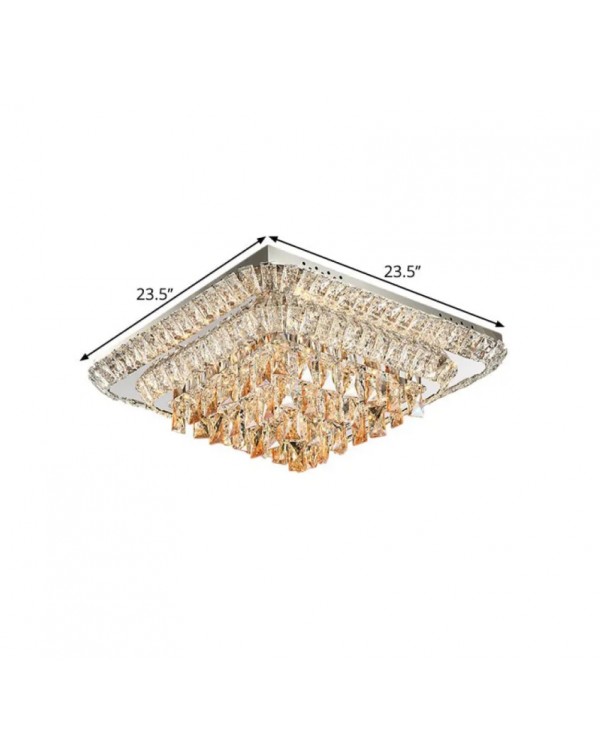 Crystal lamp living room light modern simple dinin...