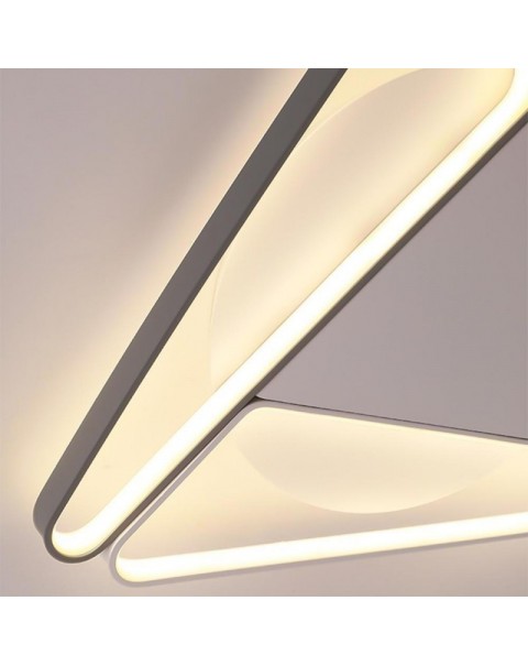 Bedroom lamp light luxury geometric simple modern minimalist atmosphere living room led ceiling light Scandinavian creative study room light decoration