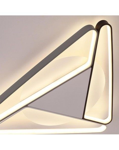 Bedroom lamp light luxury geometric simple modern minimalist atmosphere living room led ceiling light Scandinavian creative study room light decoration