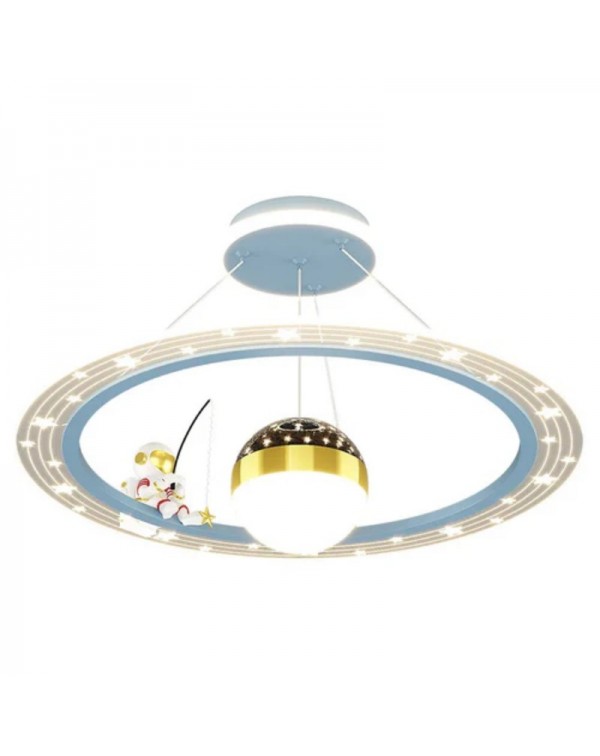 Children's room chandelier astronaut spaceman deco...