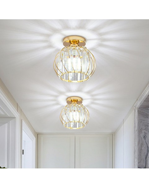 Aisle light corridor light checkroom balcony ceiling light 2024 new entryway light entry light light light luxury crystal light