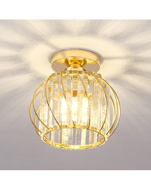 Aisle light corridor light checkroom balcony ceiling light 2024 new entryway light entry light light light luxury crystal light