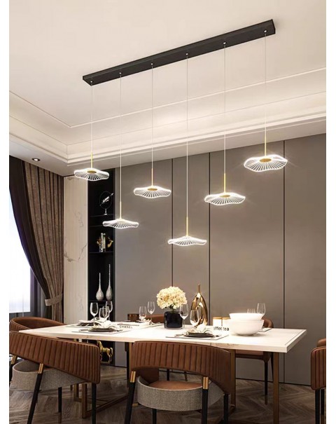 Dining Room Pendant Lights Modern Minimalist Creative Lotus Leaf Dining Table Lighting