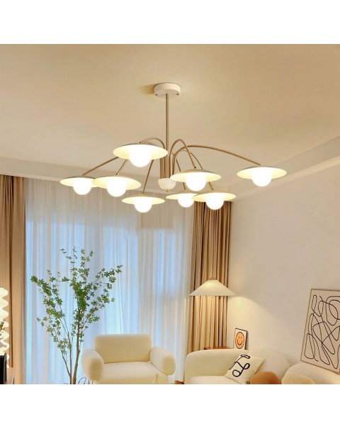 New Scandinavian style living room master light modern simple restaurant bedroom light luxury chandelier creative eye protection lamps and lanterns