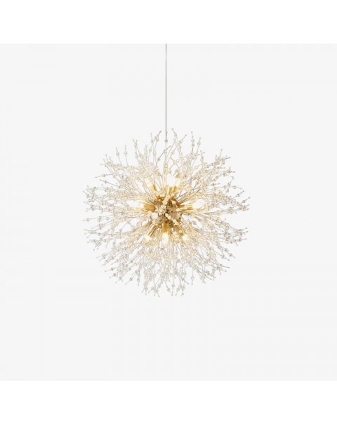 Scandinavian light luxury creative personality net red jitterbug restaurant bedroom living room modern crystal dandelion chandelier