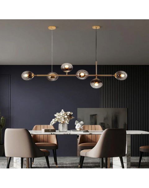 Magic beans molecular restaurant chandelier simple modern atmosphere creative personality dining table bar home Nordic dining table lamps and lanterns