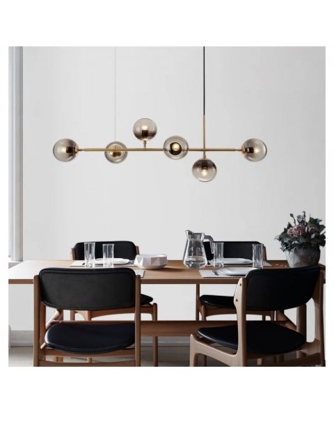 Magic beans molecular restaurant chandelier simple modern atmosphere creative personality dining table bar home Nordic dining table lamps and lanterns