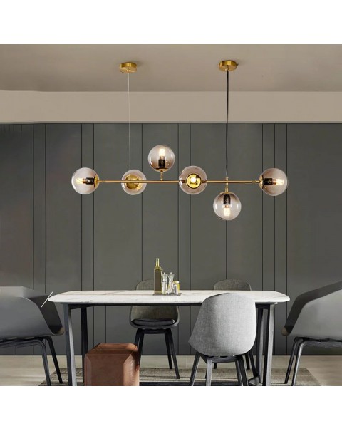 Magic beans molecular restaurant chandelier simple modern atmosphere creative personality dining table bar home Nordic dining table lamps and lanterns