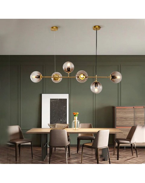 Magic beans molecular restaurant chandelier simple modern atmosphere creative personality dining table bar home Nordic dining table lamps and lanterns