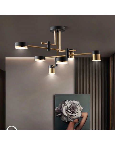 Bedroom light 2024 new modern simple chandelier atmosphere creative personality net red Scandinavian room light ceiling light