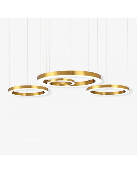 Living room chandelier minimalist atmospheric living room light modern simple French light luxury five rings circle bedroom dining room light 168F