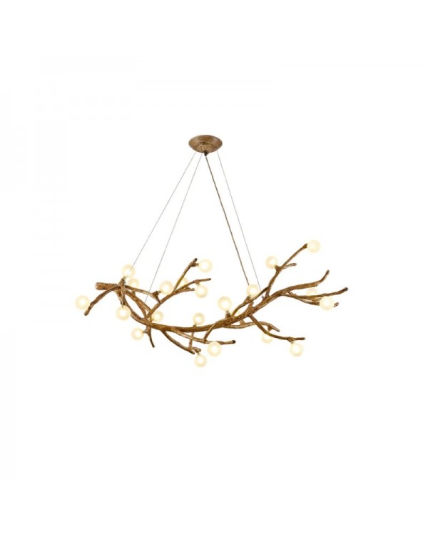 Scandinavian living room chandelier branch light c...