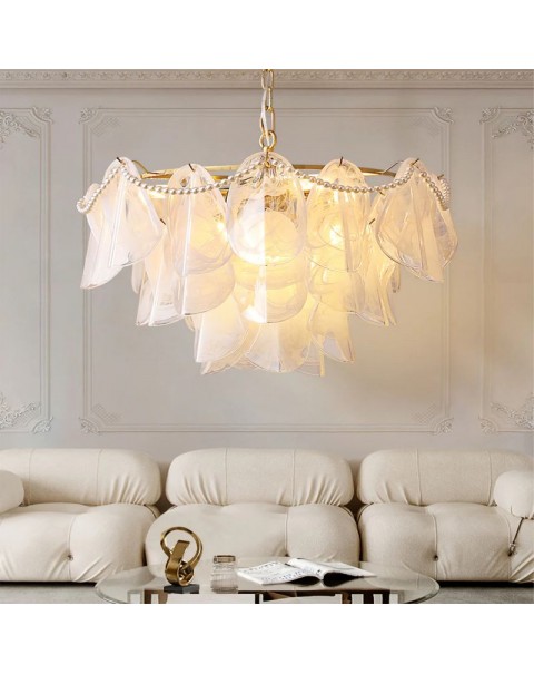 Cloudy light luxury chandelier living room large lamp dining room French creative personality bedroom designer models lamps and lanterns simple modern