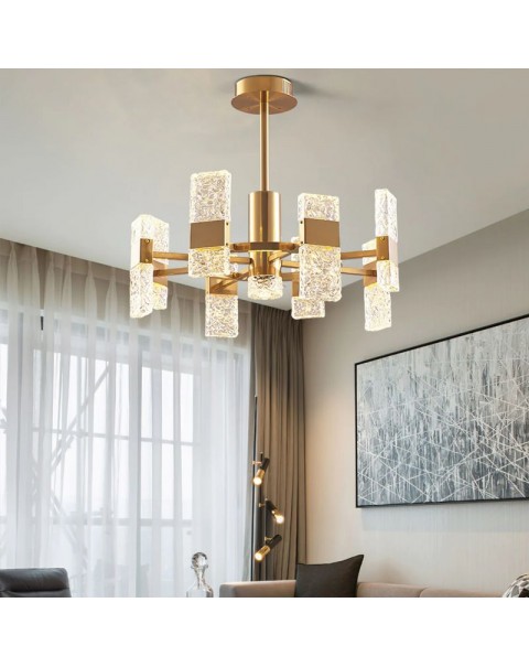 American luxury living room chandelier post-modern designer light luxury dining room lights villa showroom quality grain crystal lamps