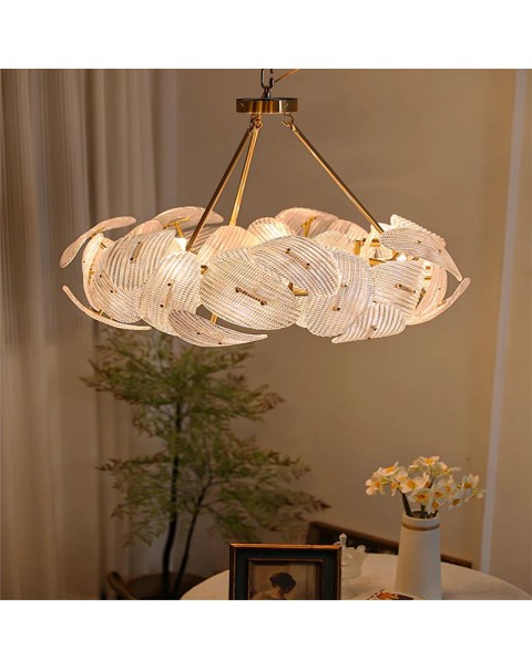 Morning Mist Chandelier Vintage American French Antique Italian Light Luxury Living Room Dining Room Master Bedroom Scandinavian Simple Lights