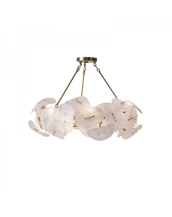 Morning Mist Chandelier Vintage American French An...