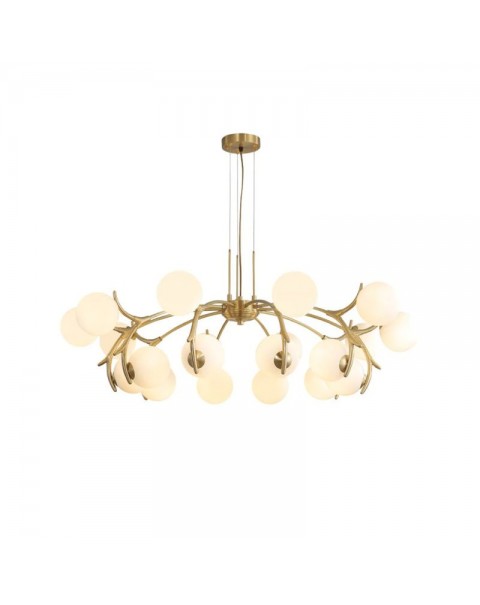 French copper light luxury chandelier Scandinavian American post-modern living room lights simple high-end restaurant net red antler lamps and lanterns