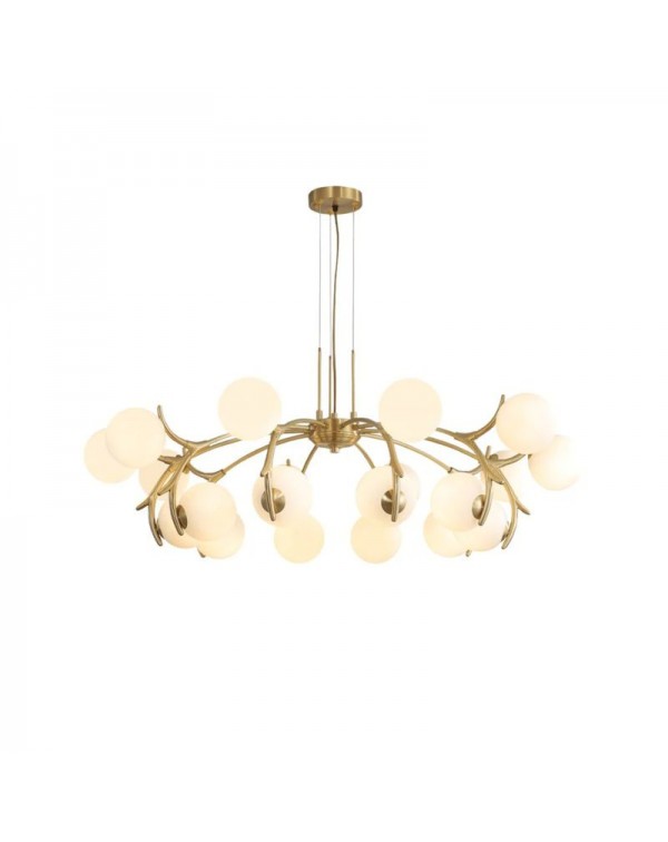 French copper light luxury chandelier Scandinavian...