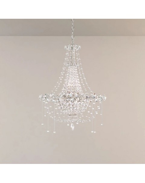 Italian light luxury French crystal living room chandelier hotel restaurant villa duplex designer bedroom ceiling light