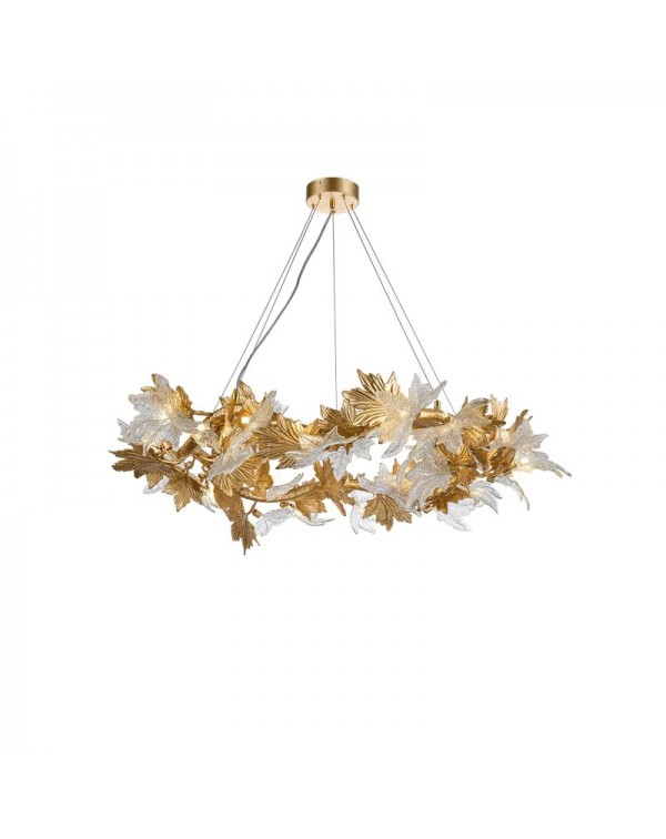 Full copper Scandinavian post-modern crystal desig...