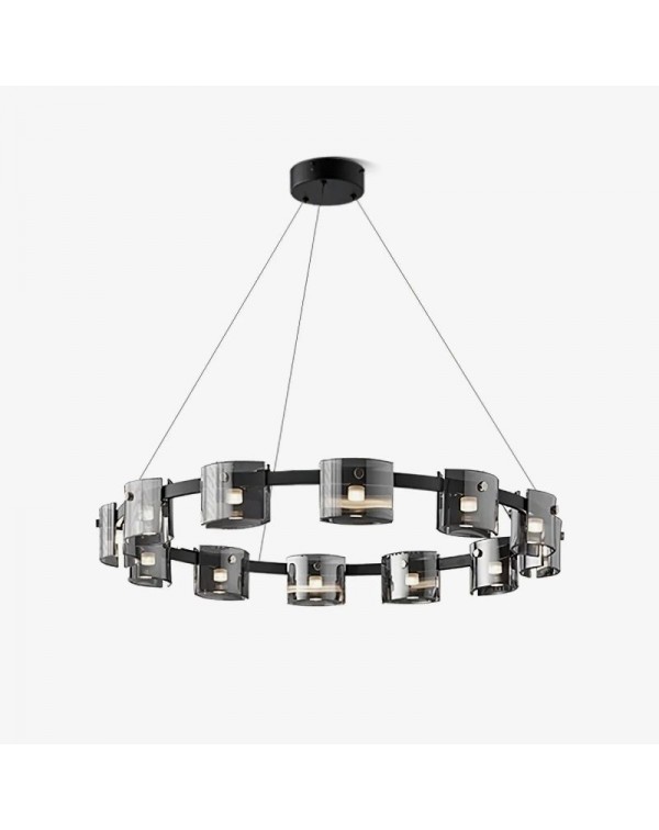 Italian minimalist living room chandelier modern s...