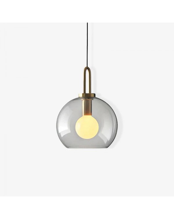 Scandinavian restaurant small chandelier simple mo...