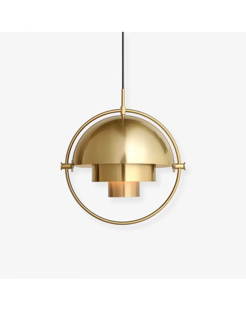 Danish designer living room back wall Scandinavian modern minimalist restaurant bar bedroom bedside metal single head chandelier