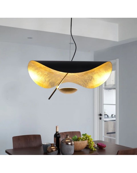 Scandinavian post-modern dining room chandelier designer creative art flying saucer living room light simple model house cafe light