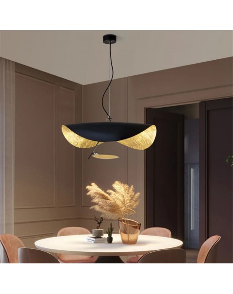 Scandinavian post-modern dining room chandelier designer creative art flying saucer living room light simple model house cafe light