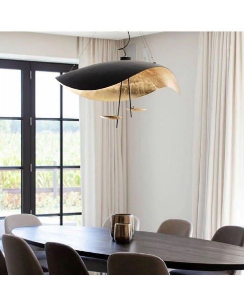 Scandinavian post-modern dining room chandelier designer creative art flying saucer living room light simple model house cafe light