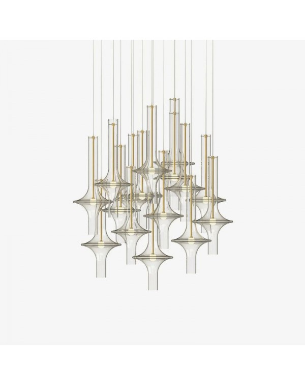 Italy PENTA designer dining table chandelier creat...